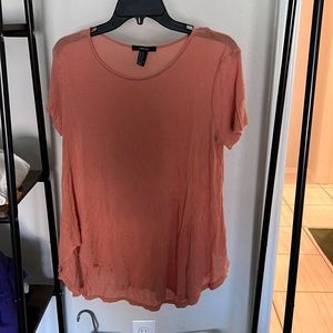 Orange forever 21 shirt. Is see through